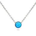 Necklace Blue Opal
