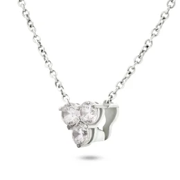 Necklace Luce Trio white