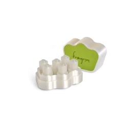 DIVINA White Glitter 6 pcs