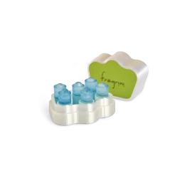 RIBELLA Blue Transparent 6 pcs