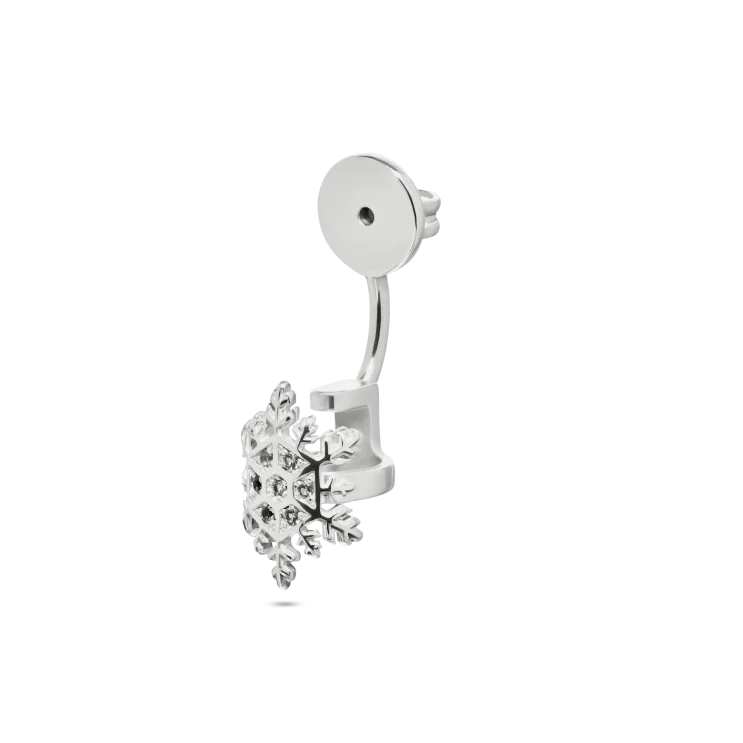 Snowflake under ear