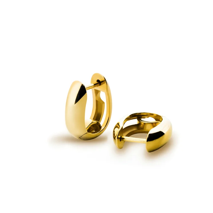 Earing Icona Oval gold-plated