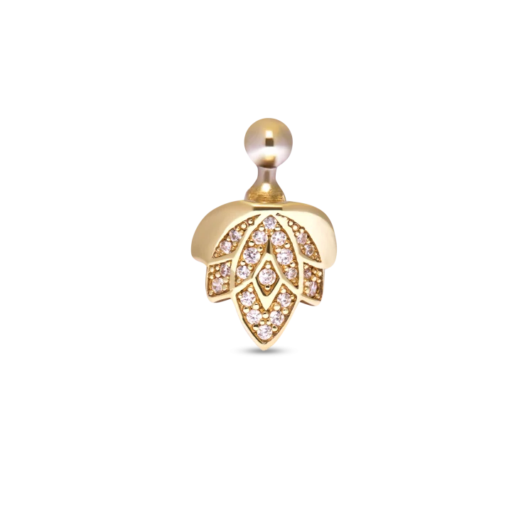 Pendant Lotus golplated