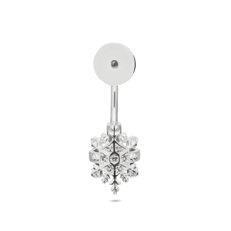 Snowflake under ear