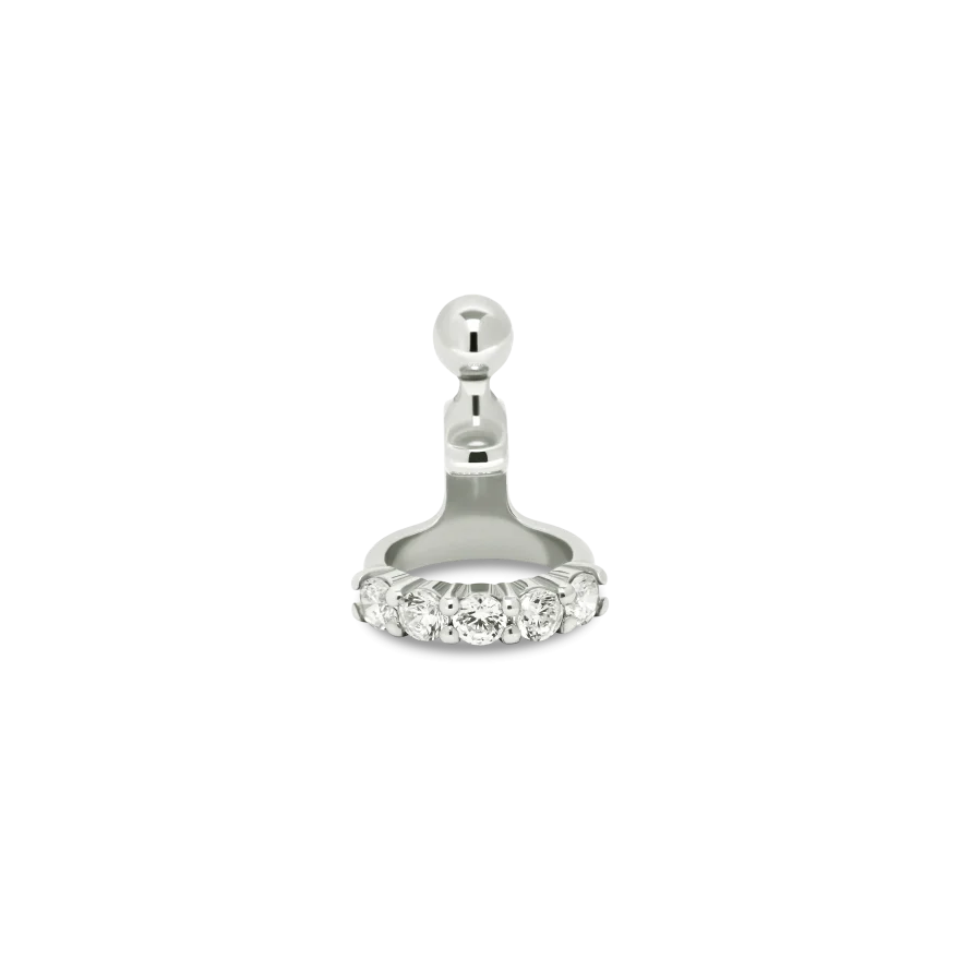 Pendant 5 pietre white
