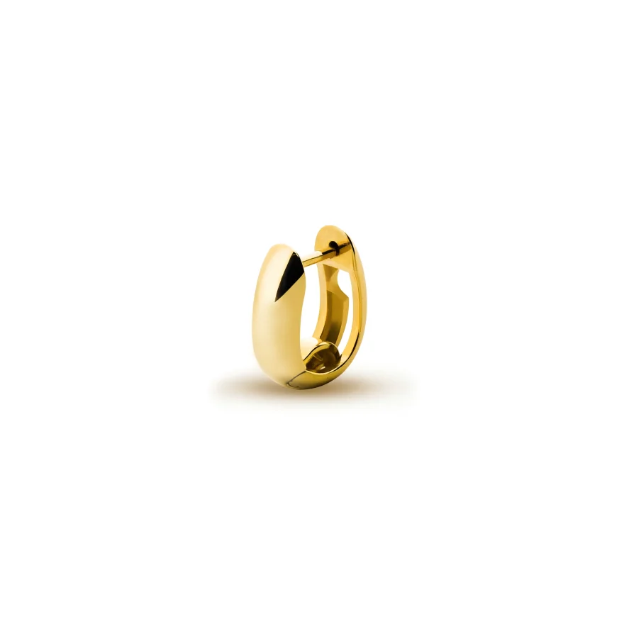 Earing Icona Oval gold-plated