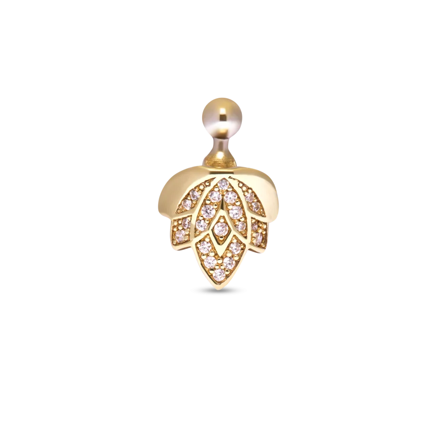 Pendant Lotus golplated
