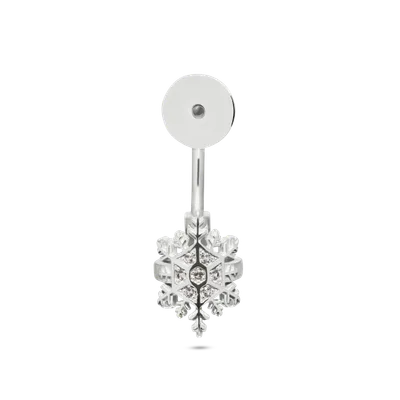 Snowflake under ear