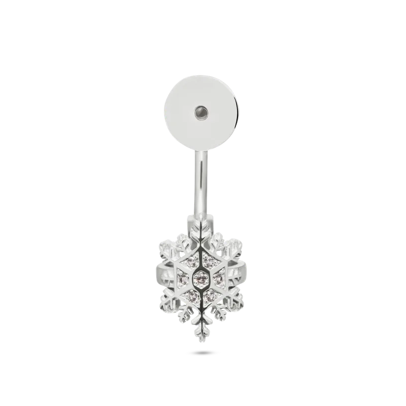 Snowflake under ear