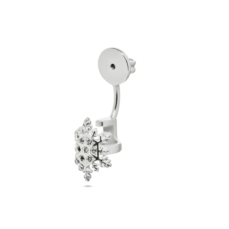 Snowflake under ear