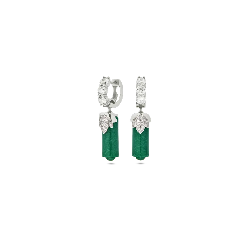 Earrings Loto Verde
