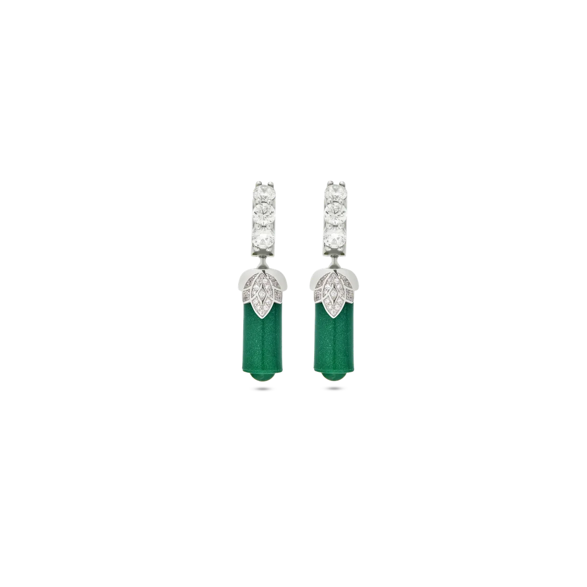 Earrings Loto Verde