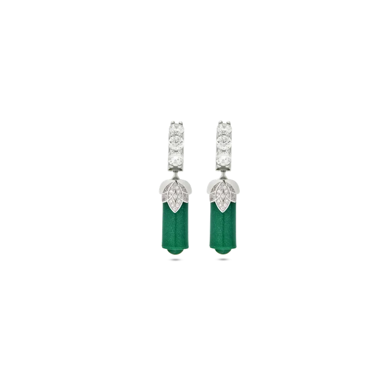 Earrings Loto Verde
