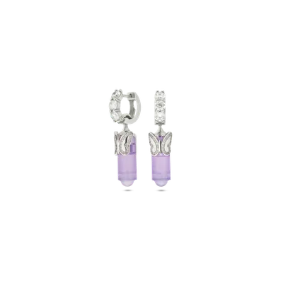 Earrings Farfalla Viola