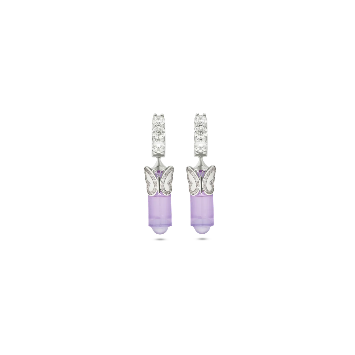 Earrings Farfalla Viola