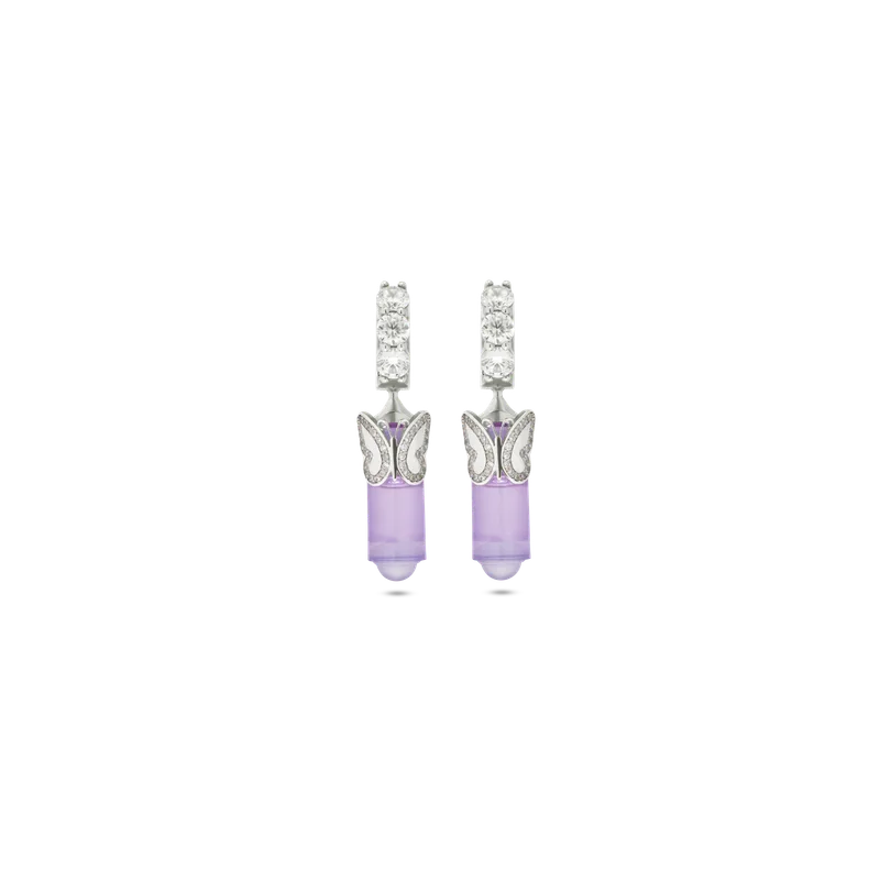 Earrings Farfalla Viola
