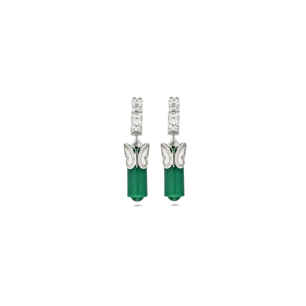 Earrings Farfalla Verde