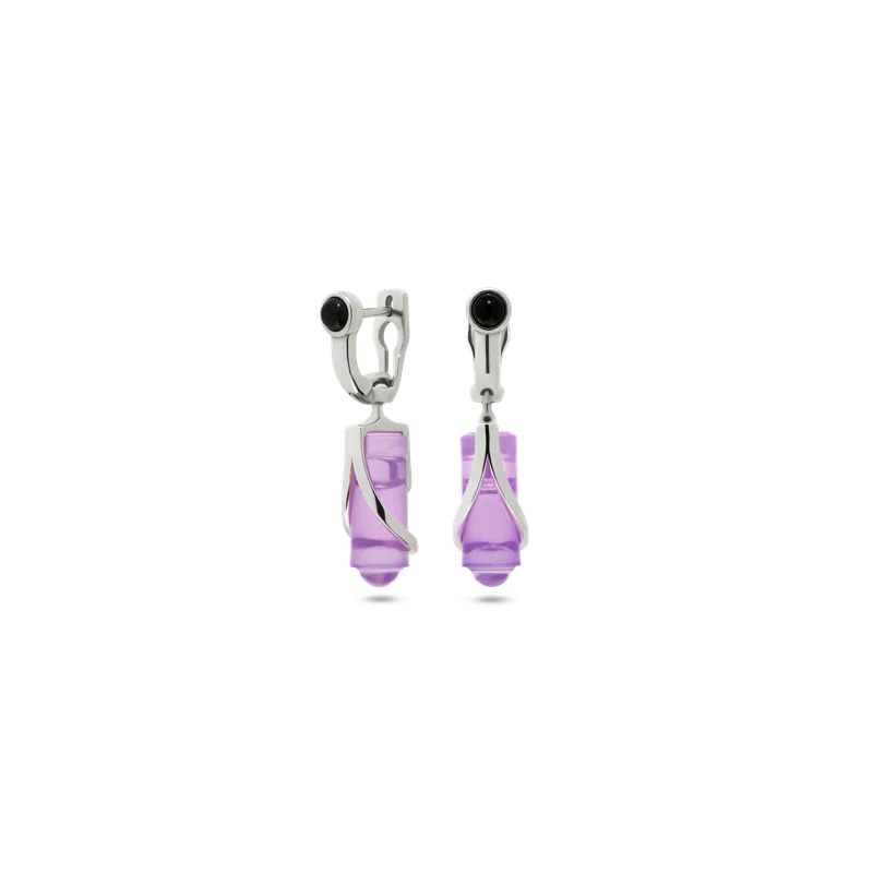 Earrings Onice Viola