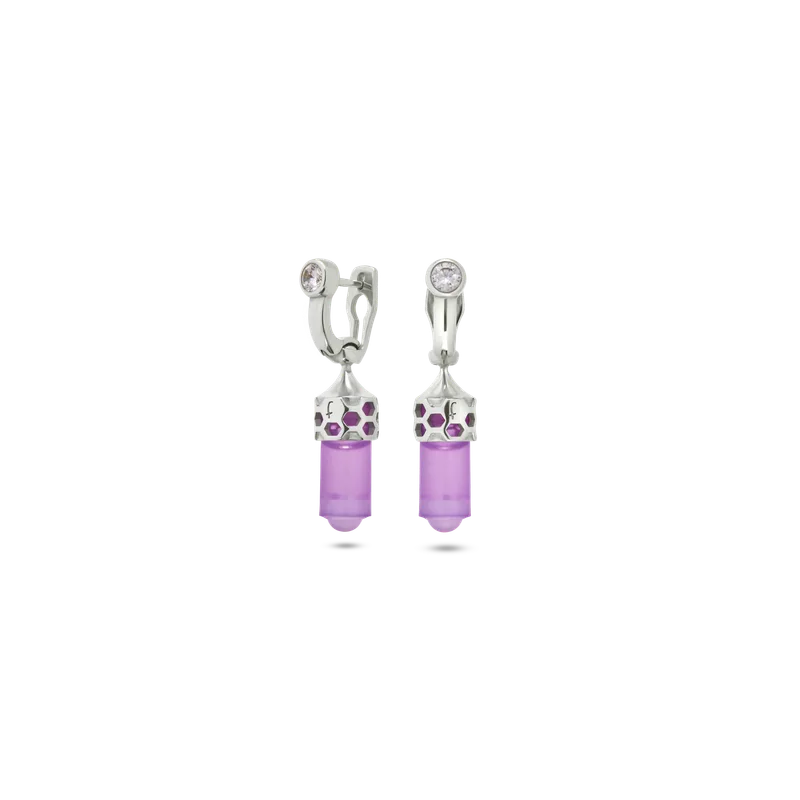 Earrings Luce Viola