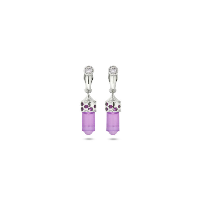 Earrings Luce Viola
