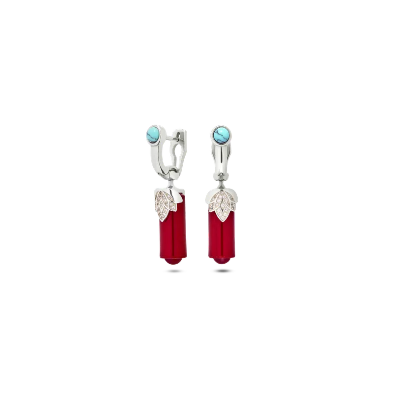 Earrings Loto di Passione Turchese