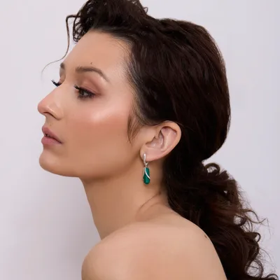 Earrings Serpente Verde