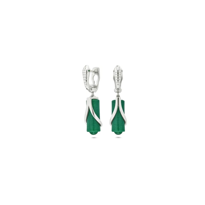 Earrings Serpente Verde