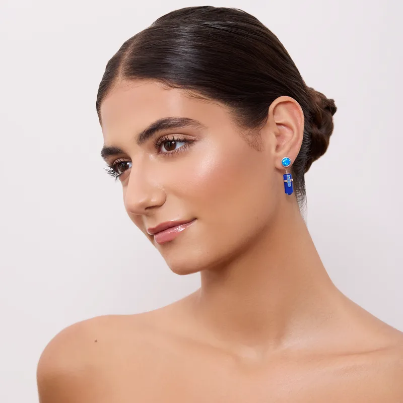 Earrings Blu Electra