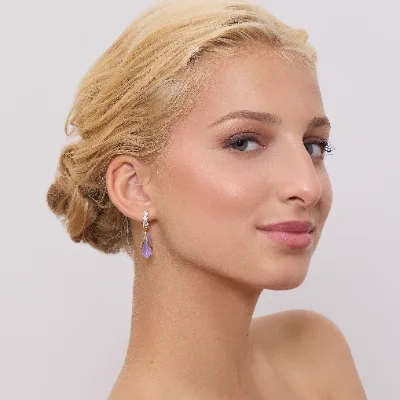 Earrings Violetta 18k Gold Plated