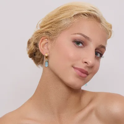 Earrings Aza 18k Gold Plated