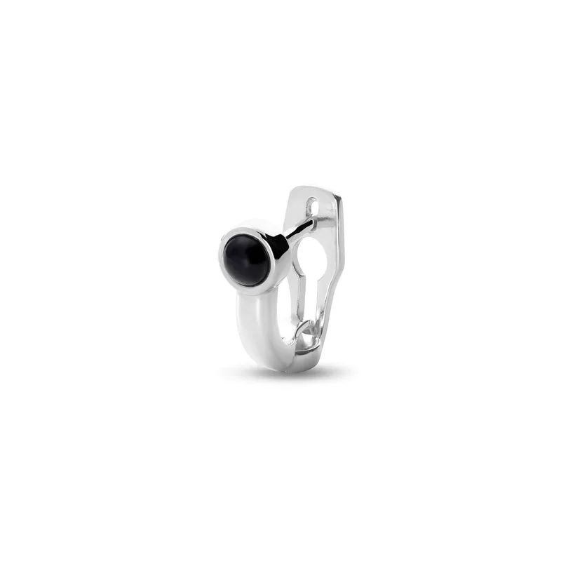 Earring UNA onyx 1pc